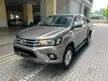 Used 2017 Toyota HILUX 2.4 G (A) REKOD UMW TOYOTA - Cars for sale