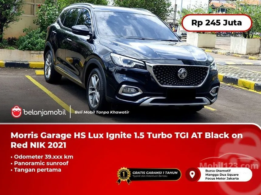 Jual Mobil MG HS 2021 Ignite 1.5 di DKI Jakarta Automatic SUV Hitam Rp 245.000.000