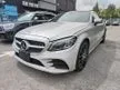 Recon 2019 MERCEDES BENZ C180 AMG COUPE 1.6 TURBOCHARGE FULL SPEC FREE 6 YEAR WARRANTY