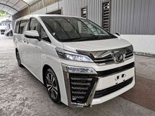 2019 Toyota Vellfire 2.5ZG SUNROOF 3LED SEQUENTIAL TURNING LIGHT DIGITAL INNER MIRROR BLIND SPOT MONITOR HIGH SPEC 4YEARS WARRANTY UNREGISTERED