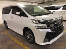2016 Toyota Vellfire 2.5 ZG SUNROOF UNREGISTER *** NO SST ***