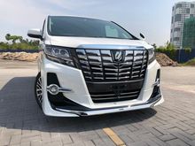 UNREG 2016 Toyota Alphard 2.5 SC FULL SPEC MPV