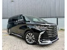 2023 Toyota Alphard 2.5 Z DIM BSM HUD SUNROOF ORIGINAL MODELISTA BODYKITS SPARE TYRE 15K+KM ONLY GRADE 5A JAPAN UNREG