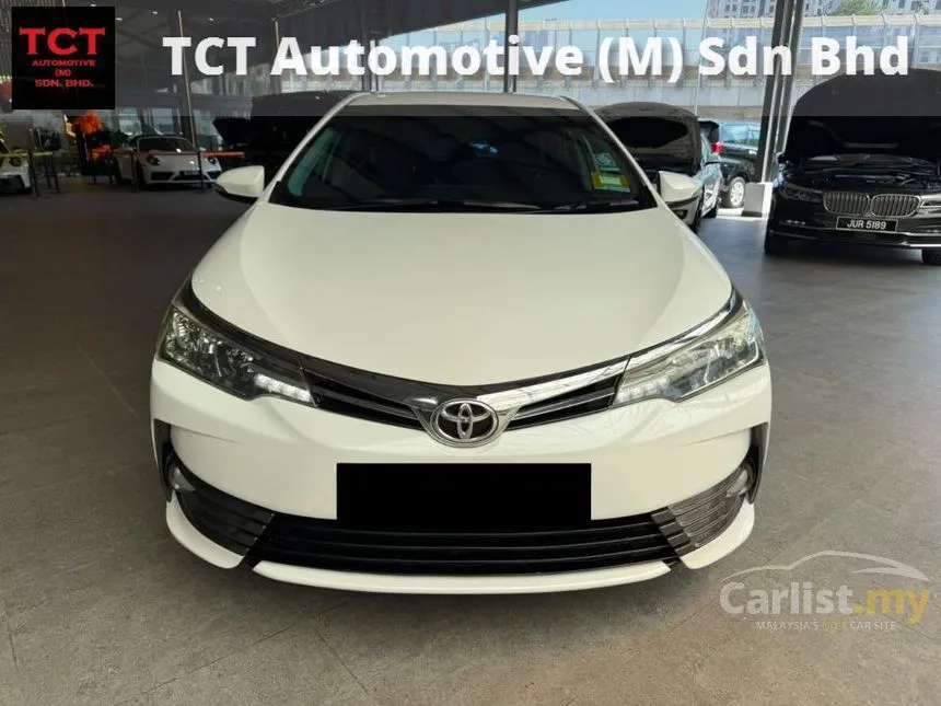 2018 Toyota Corolla Altis G Sedan