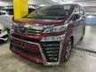 Recon SALES REBATE 12K 2018 Toyota Vellfire ZG