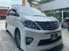 2012 Toyota Alphard 2.4 SC PACKAGE HOME THEATER MODELISTA ORI LOW MILEAGE VIEW BELIEVE