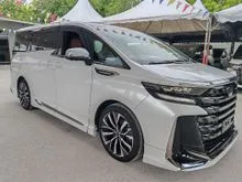 2024 Toyota Vellfire 2.4 Z Premier MPV / ORI MODELISTA KITS / ORI MODELISTA RIMS / GRADE 5A / HUD / DIM / BSM / 360 CAM