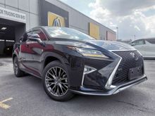 2016 Lexus RX200t 2.0 F Sport (S/ROOF-HUD-BSM-PCS-P,BOOT-5 YR WARRANTY)
