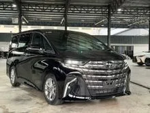 2025 Toyota Alphard 2.5 Z MPV JBL HUD AUTO PARKING SIDE STEP FULL UNREG GRADE A