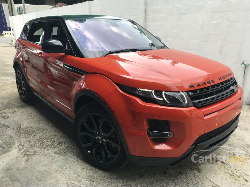 Land Rover Range Rover Evoque 2015 Si4 Dynamic Plus 2.0 in Kuala Lumpur Automatic SUV Orange for