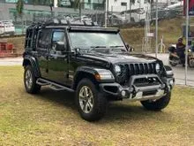 2021 LEATHER ALPINE SOUND SYSTEM BLIND SPOT PRE COLLISION LANE ASSIST APPLE CAR PLAY Jeep Wrangler 2.0 Unlimited Sahara UNREG