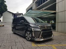 2018 Toyota Vellfire 2.5 Z G Edition MPV JBL 4Cam Full Spec Grade 5A Unit Unreg
