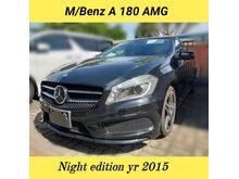 2015 Mercedes-Benz A180 1.6 AMG NIGHT EDITION
