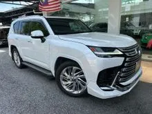 Recon 2023 Lexus LX 600 3.4 5 Seater SUV / GRADE 4.5 / MODELLISTA BODYKIT / MODELLISTA RIMS / MARK LEVINSON / COOL BOX / SUNROOF / DIM / BSM / HUD