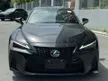 Recon Recon 2021 Lexus IS300 2.0 Sedan F Sport / Mode Black, Price Start From RM276k Negotiable