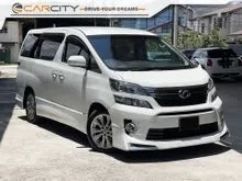 2011 Toyota Vellfire 2.4 X MPV FACELIFT MODELLISTA - LIMITED 8 SEAT LEATHER EDITION / 1 YEAR WARRANTY