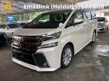 2015 Toyota Vellfire 2.5 ZA 7seats 360view PowerBoot Push Start 7G