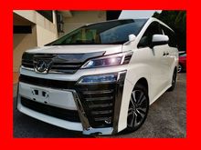 *READY TO VIEW* 2018 Toyota Vellfire 2.5ZG SUNROOF/LEATHER SEATS/FREE LOCAL PLAYER - UNREG