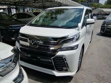 TOYOTA VELLFIRE ZG EDITION 2.5L UNREGISTER 2016 JAPAN SPEC