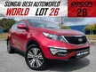 Used ORI2015 Kia Sportage 2.0 NU FACELIFT PANAROMIC ROOF ONE OWNER /1YR WARRANTY / HIGH LOAN / KEYLESS / LEATHERSEAT / ANDROID