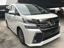 2015 Toyota Vellfire 2.5 ZG FullSpec FullLeather FullSpec