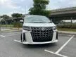 Recon READY STOCK - 2021 Toyota Alphard 3.5 Executive Lounge S - LOW MILEAGE - BERRY NEW - Cars for sale
