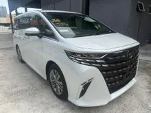 TOYOTA ALPHARD 2.5 Z * 2023 * SUNROOF * 360 CAMERA * HUD * BSM * POWER BOOT * SIDE STEP * REAR SEAT ENTERTAINMENT * ADVANCE DRIVE *