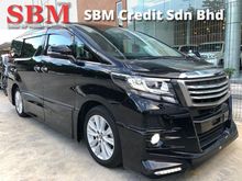 2016 Toyota Alphard 2.5 SA - TRD BODYKIT - SUN ROOF - TWIN POWER DOOR - ALPINE PLAYER - REVERSE CAMERA - 18