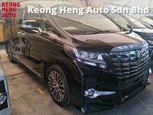 2017 Toyota Alphard 2.5 SC SUNROOF MOONROOF PRE CRASH STOP SYSTEM 360 SURROUND CAMERA AUTO CRUISE CONTROL POWER BOOT 2 POWER DOOR FREE WARRANTY