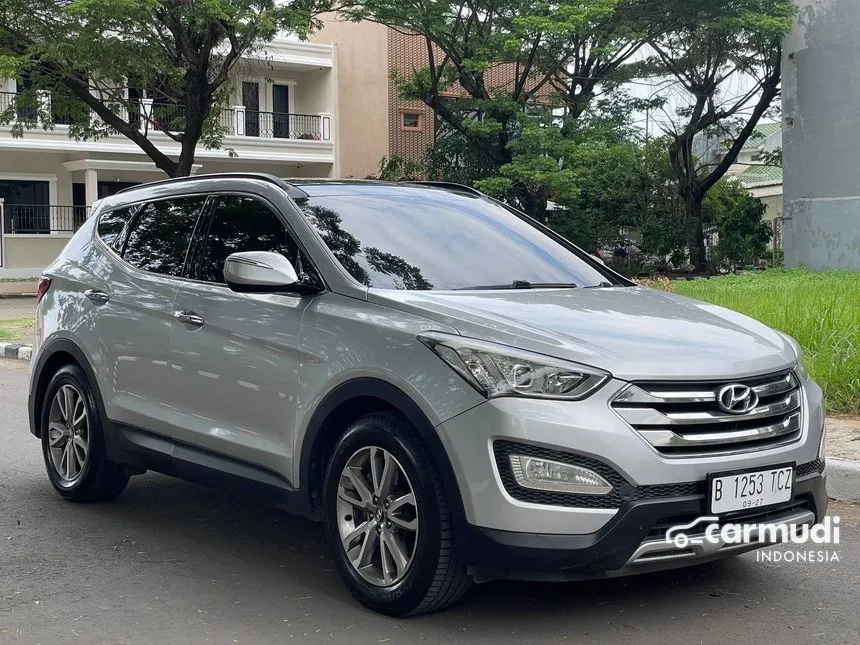 Jual Mobil Hyundai Santa Fe 2013 2.4 di Jawa Barat Automatic SUV Silver Rp 160.000.000