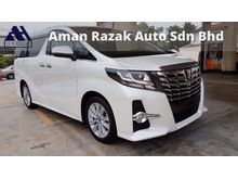 2015 Toyota Alphard 2.5 G S C Package MPV 2.5 S Roof Monitor 7 Seaters Black Interior 2 Power Door Unreg