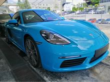 2017 Porsche 718 2.5 Cayman S Coupe MIAMI BLUE SPORT CHRONO