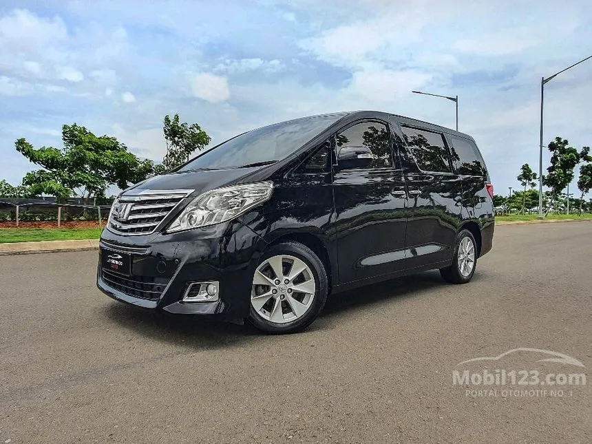 Jual Mobil Toyota Alphard 2014 G 2.4 di Banten Automatic MPV Hitam Rp 355.000.000