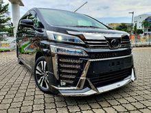 (SUPER HARI RAYA PROMOTION) (FREE 1+ 1 WARRANTY) (JBL, S/R, AUTO-PARK) 2018 Toyota Vellfire 3.5 Z G Edition MPV