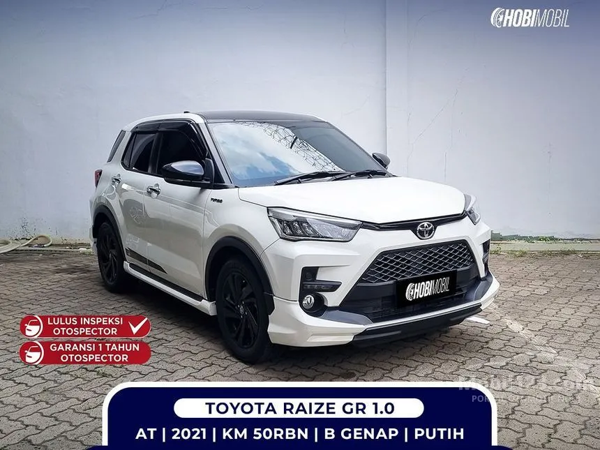 Jual Mobil Toyota Raize 2022 GR Sport (2 Tone) 1.0 di DKI Jakarta Automatic SUV Putih Rp 209.500.000