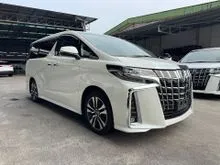 SUNROOF DIM BSM OFFER 2022 Toyota Alphard 2.5 SC 20K MILEAGE ONLY UNREG
