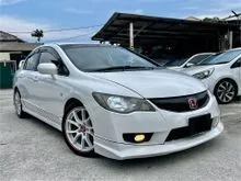 2011 Honda Civic 1.8 S Sedan FD FACELIFT /NEW PAINT/TYPE R FULL BODYKIT/FULL LEATHER SEAT/SPORT RIMS/ADJUSTABLE/ANDROID PLAYER