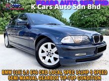 2002 BMW 318i 2.0 Sedan E46 CLASSIC MODEL NO TRACK RECORD ON THE ROAD PRICE