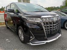 2018 Toyota Alphard 3.5 GF Facelift 3 LED Sun Roof Digital Inner Mirror Leather Seat LTA Power Boot Modelista Bodykit Unregister for sale
