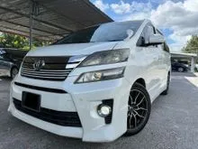 2014 Toyota Vellfire 2.4 Z Golden Eyes COOL BOX PEGASUS ANDROID PLAYER ALPHINE TV