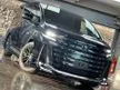 Recon UNREG TOYOTA VELLFIRE 2.4 TURBO Z PREMIUM BLACK LEATHER SEAT, PORTRAIT SUNROOF, ADVANCE PARK ASSIST, RADAR SAFETY SYSTEM, PARKING SENSOR, MIL 8K ONLY