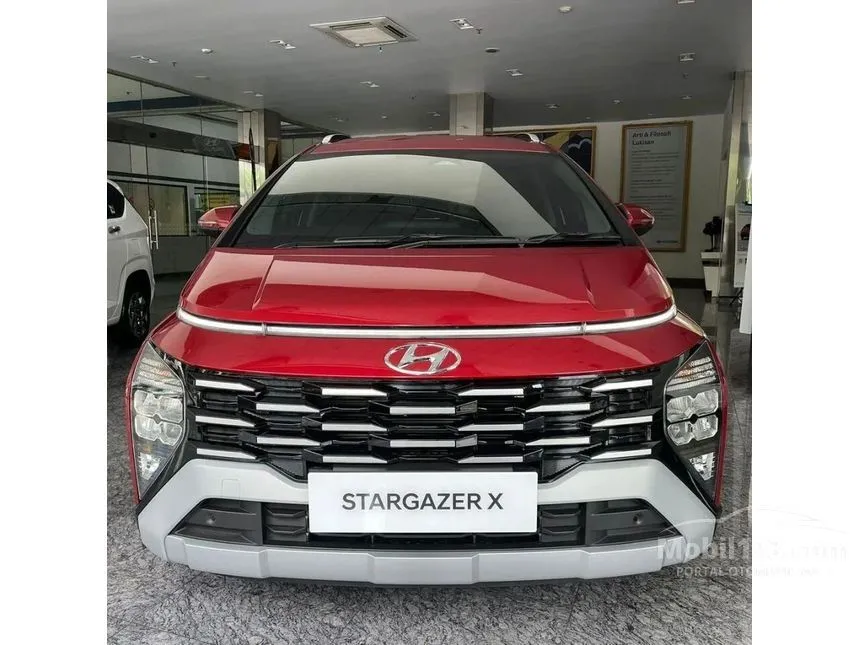 Jual Mobil Hyundai Stargazer X 2023 Prime 1.5 di Banten Automatic Wagon Merah Rp 323.000.000
