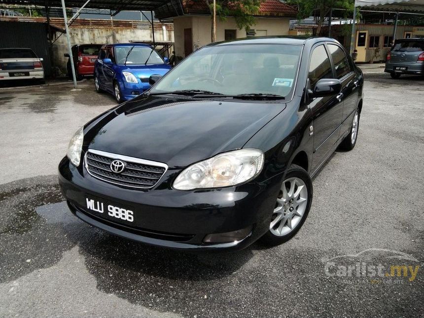 Toyota Corolla Altis 2004 G 1.8 in Selangor Automatic Sedan Black for