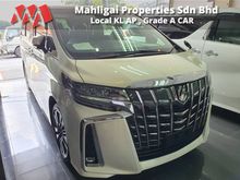 2018 UNREG Toyota Alphard 2.5S C-Package Original Mileage 10,326KM with SUNROOF & ROOF MONITOR