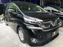 2015 Toyota Vellfire 2.5 MPV (0%gst)