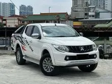 2018 Mitsubishi Triton 2.4 VGT Dual Cab 4X4 Pickup AT FACELIFT PREMIUM Adventure 4WD + FREE GIFT WARRANTY + TINTED + SERVICE +DAILY/WORK USE+NICE BODY