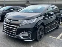 NEW FEATURES, HIGH QUALITY MATERIAL HAF-LEATHER SEAT, NEW LED FOG LAMP, FRONT AND REAR LOWER GARNISH, 7 SEATER, UNREG 2019 YEAR Honda Odyssey 2.4 EX