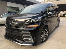 2015 UNREG Toyota Vellfire 2.5 ZG FULL MODELLISTA BODYKIT PRE-CRASH