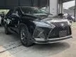 Recon 2019 Lexus RX300 2.0 F Sport SUV/HUD/BSM/BLACK SEAT/SUNROOF