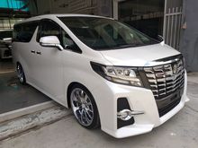 2016 Toyota Alphard 2.5 SC FULL SET ALPINE AUDIO TV UNREG16
